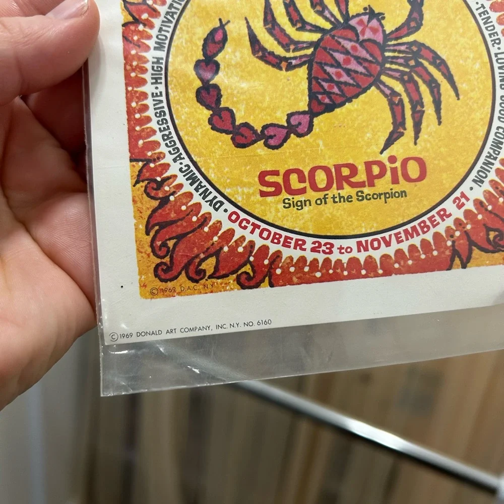 Vintage Scorpio Decoupage Accessories - Picture 3 of 6